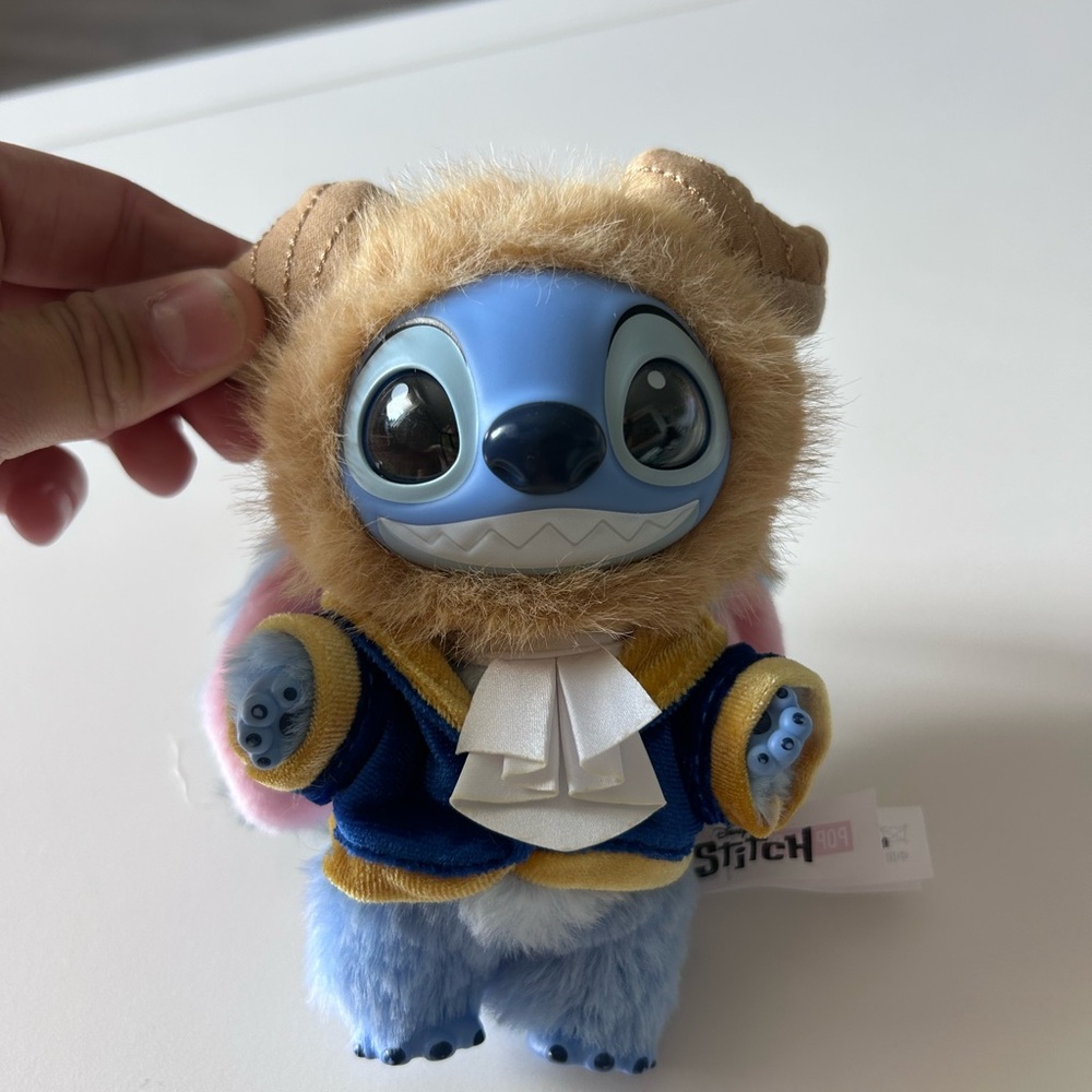 Disney Pop Mart Stitch dressed as Beast Key Chain